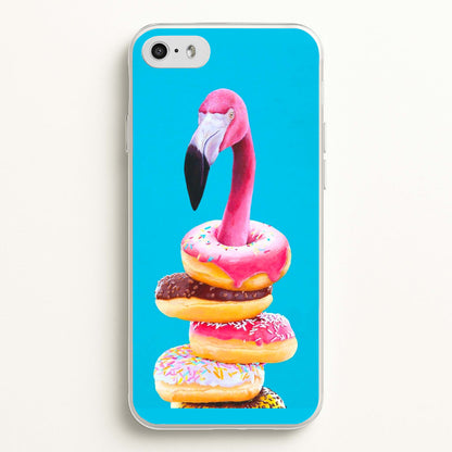 A Famished Flamingo  - Animals Phone Case for iPhone 5 / 5s / SE 2016