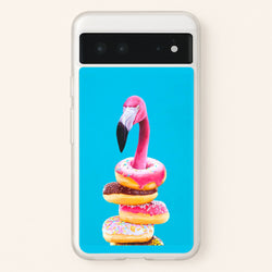 A Famished Flamingo  - Animals Phone Case for Google Pixel 6