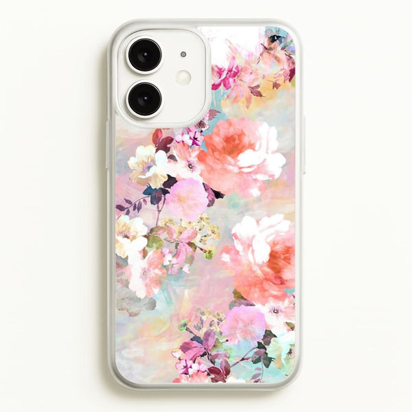 Pastel Pink Floral Pattern  - Floral Phone Case for iPhone 11