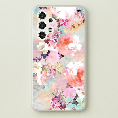 Pastel Pink Floral Pattern  - Floral Phone Case for Galaxy A13