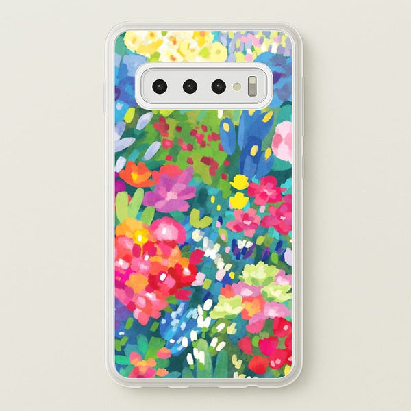 Colourful Floral Pattern  - Floral Phone Case for Galaxy S10 Plus