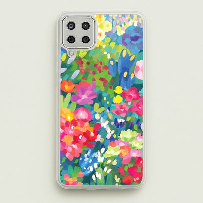 Colourful Floral Pattern  - Floral Phone Case for Galaxy A12