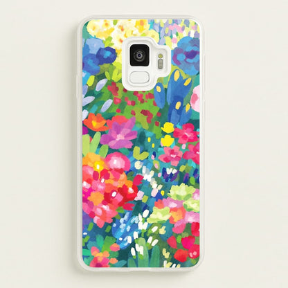 Colourful Floral Pattern  - Floral Phone Case for Galaxy S9