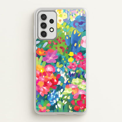 Colourful Floral Pattern  - Floral Phone Case for Galaxy A52 / A52s