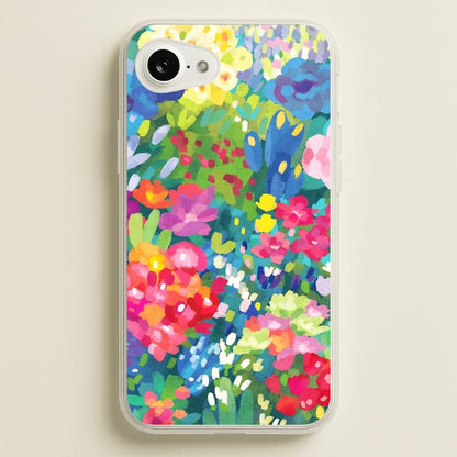 Colourful Floral Pattern  - Floral Phone Case for iPhone 16e