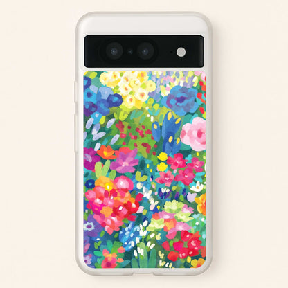 Colourful Floral Pattern  - Floral Phone Case for Google Pixel 8