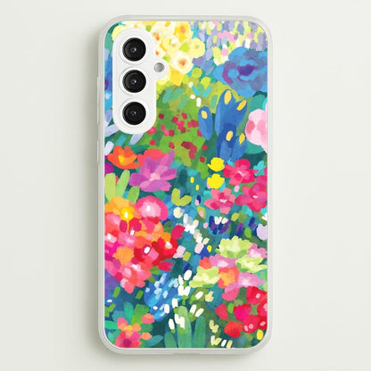 Colourful Floral Pattern  - Floral Phone Case for Galaxy S23FE