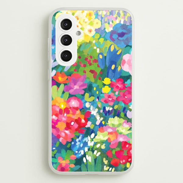 Colourful Floral Pattern  - Floral Phone Case for Galaxy S23FE
