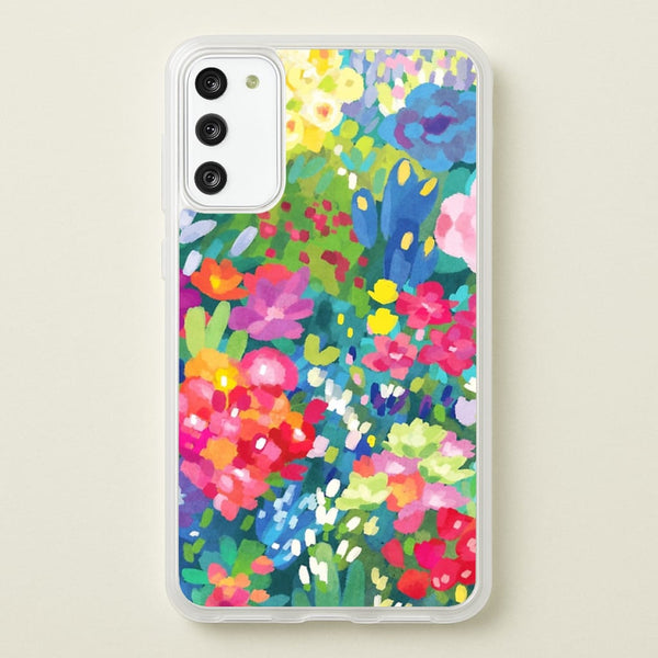 Colourful Floral Pattern  - Floral Phone Case for Galaxy S20FE