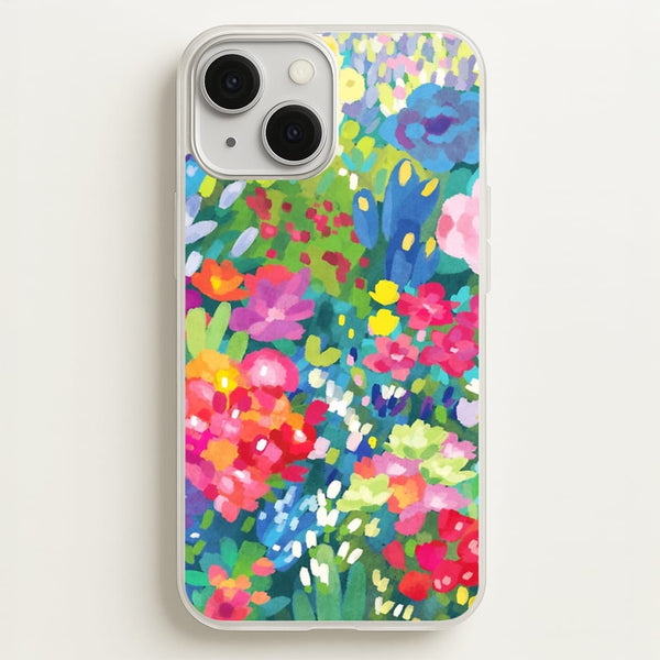 Colourful Floral Pattern  - Floral Phone Case for iPhone 13 Mini