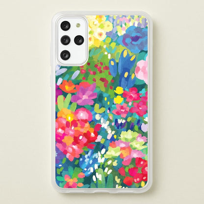 Colourful Floral Pattern  - Floral Phone Case for Galaxy S20 Plus