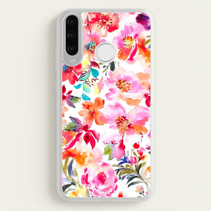 Spring Floral Pattern  - Floral Phone Case for Huawei P30 Lite