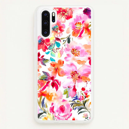 Spring Floral Pattern  - Floral Phone Case for Huawei P30 Pro
