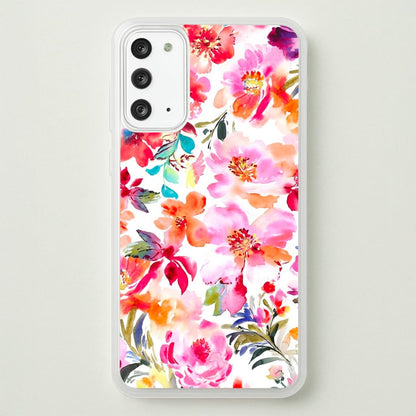 Spring Floral Pattern  - Floral Phone Case for Galaxy Note 20