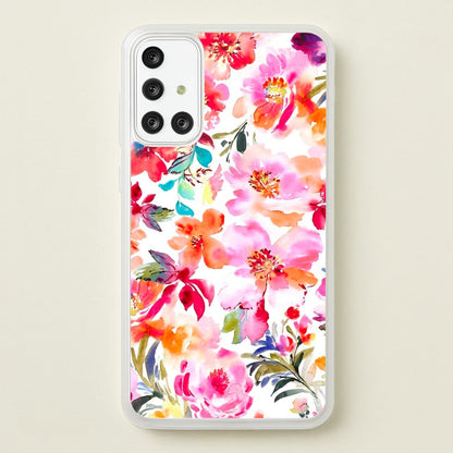 Spring Floral Pattern  - Floral Phone Case for Galaxy A71