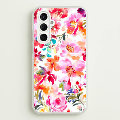 Spring Floral Pattern  - Floral Phone Case for Galaxy A16