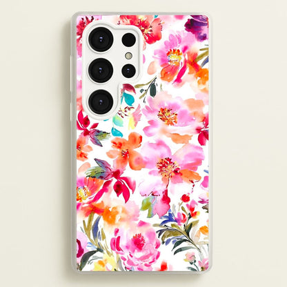 Spring Floral Pattern  - Floral Phone Case for Galaxy S25 Ultra