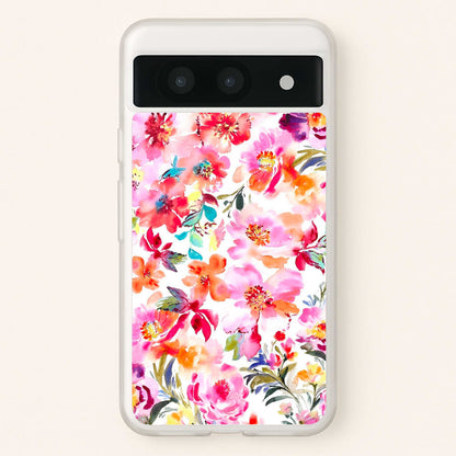 Spring Floral Pattern  - Floral Phone Case for Google Pixel 8a