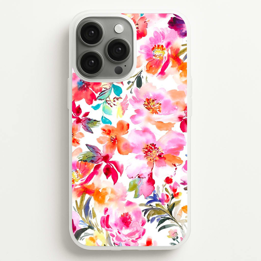 Spring Floral Pattern  - Floral Phone Case for iPhone 13 Pro Max