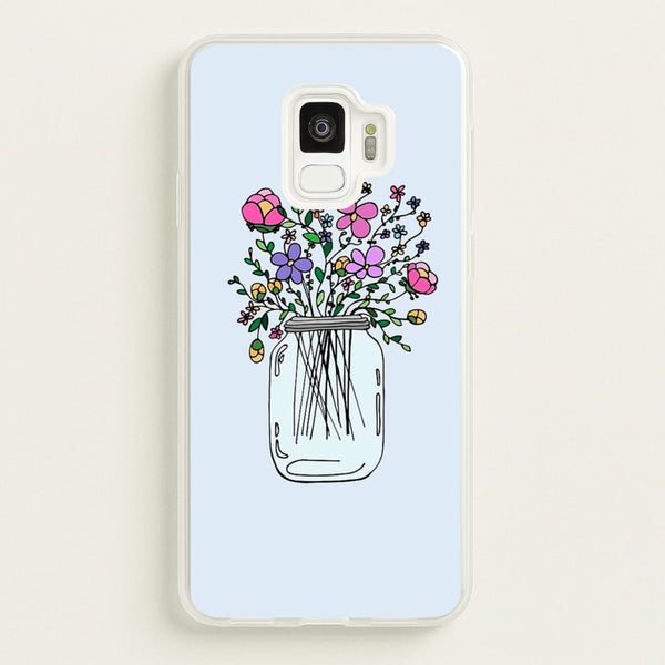 Cartoon Flower Jar  - Floral Phone Case for Galaxy S9