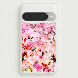 Pretty Pink Chic Floral Pattern Phone Case for Google Pixel 10 Pro XL