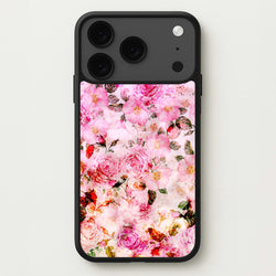 Pretty Pink Chic Floral Pattern Phone Case for iPhone 17 Pro Max