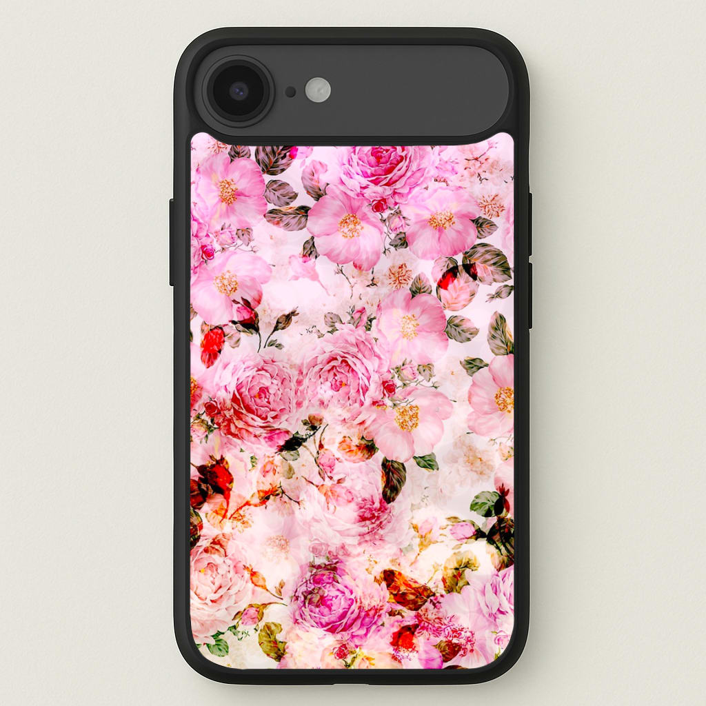 Pretty Pink Chic Floral Pattern Phone Case for iPhone 17 Air
