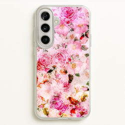 Pretty Pink Chic Floral Pattern  - Floral Phone Case for Galaxy A56