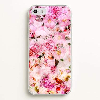 Pretty Pink Chic Floral Pattern  - Floral Phone Case for iPhone 5 / 5s / SE 2016