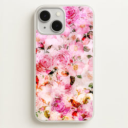 Pretty Pink Chic Floral Pattern  - Floral Phone Case for iPhone 13