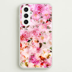 Pretty Pink Chic Floral Pattern  - Floral Phone Case for Galaxy S23FE