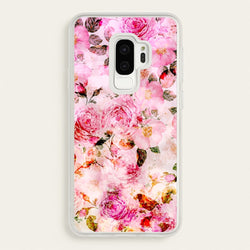 Pretty Pink Chic Floral Pattern  - Floral Phone Case for Galaxy S9 Plus