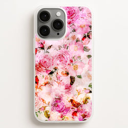 Pretty Pink Chic Floral Pattern  - Floral Phone Case for iPhone 11 Pro Max