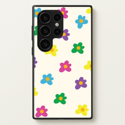 Cute Flower Pattern - Floral  - Floral Phone Case for Galaxy S24 Ultra