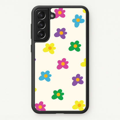 Cute Flower Pattern - Floral  - Floral Phone Case for Galaxy S21FE