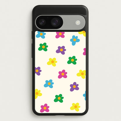 Cute Flower Pattern - Floral  - Floral Phone Case for Google Pixel 9 / 9 Pro
