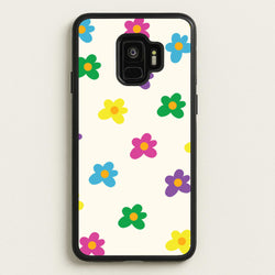 Cute Flower Pattern - Floral  - Floral Phone Case for Galaxy S9