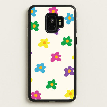Cute Flower Pattern - Floral  - Floral Phone Case for Galaxy S9