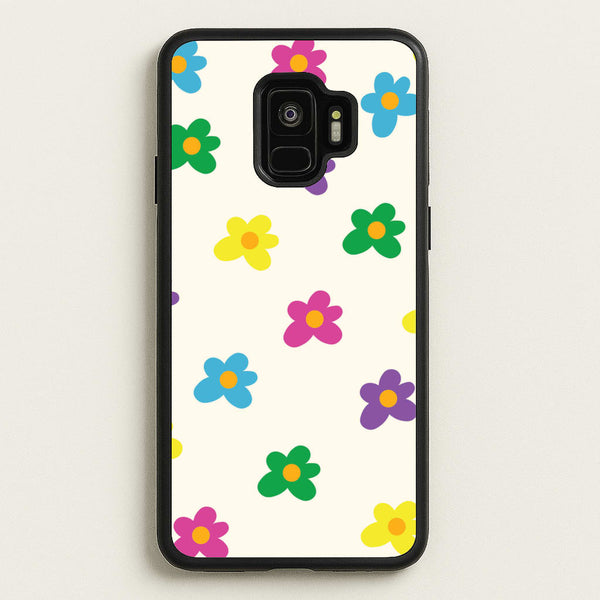 Cute Flower Pattern - Floral  - Floral Phone Case for Galaxy S9