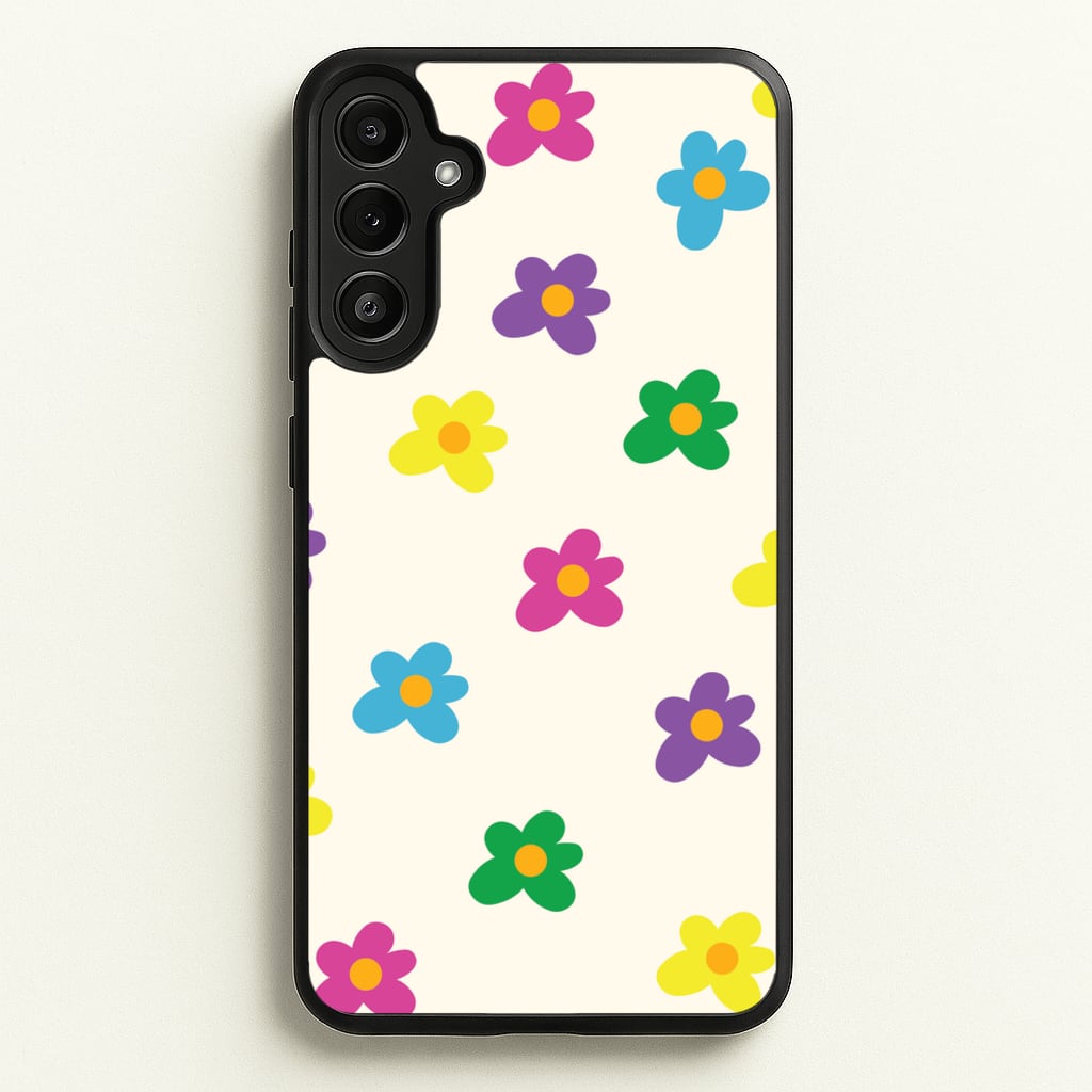 Cute Flower Pattern - Floral  - Floral Phone Case for Galaxy A36