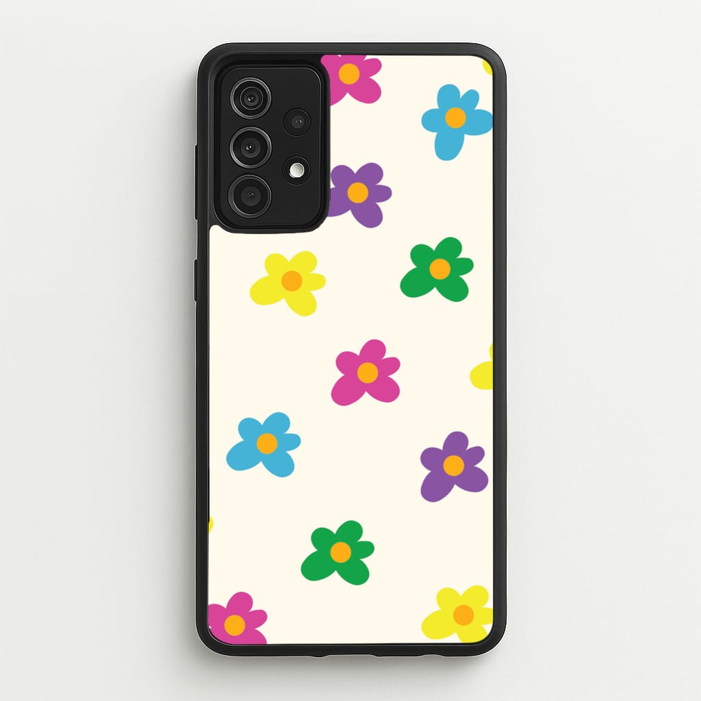 Cute Flower Pattern - Floral  - Floral Phone Case for Galaxy A52 / A52s