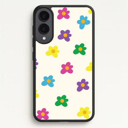 Cute Flower Pattern - Floral  - Floral Phone Case for Galaxy S25 Edge