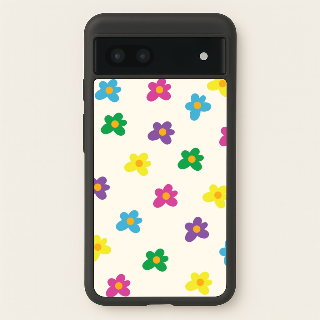 Cute Flower Pattern - Floral  - Floral Phone Case for Google Pixel 6a