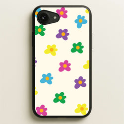 Cute Flower Pattern - Floral  - Floral Phone Case for iPhone 16e