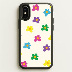 Cute Flower Pattern - Floral  - Floral Phone Case for iPhone X / XS