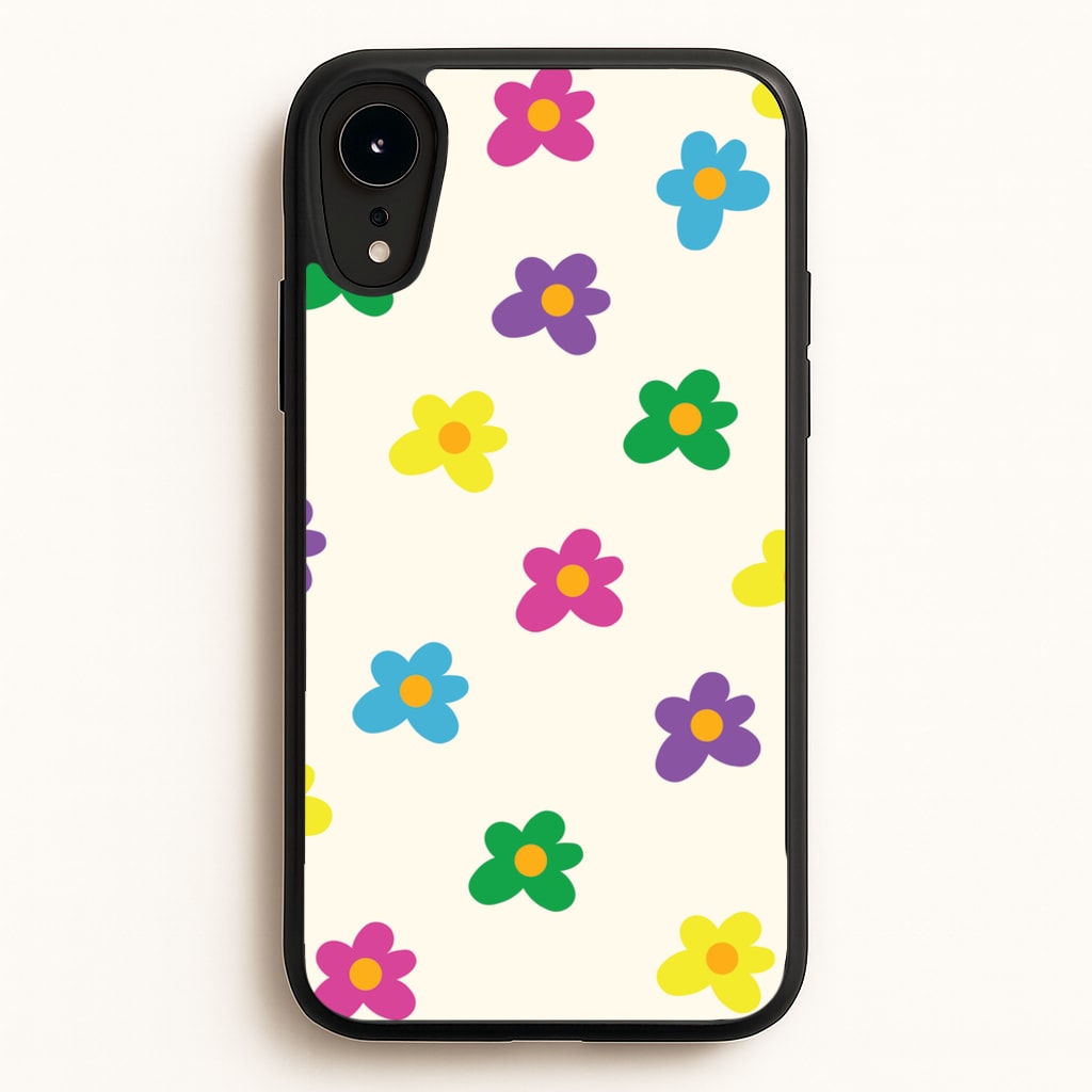 Cute Flower Pattern - Floral  - Floral Phone Case for iPhone XR