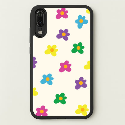 Cute Flower Pattern - Floral  - Floral Phone Case for Huawei P20