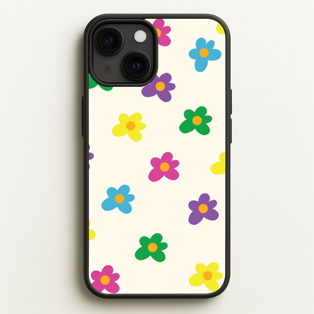 Cute Flower Pattern - Floral  - Floral Phone Case for iPhone 13 Mini