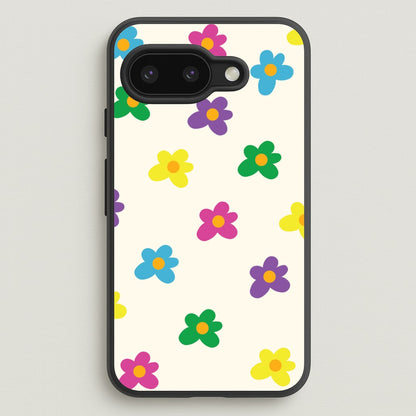 Cute Flower Pattern - Floral  - Floral Phone Case for Google Pixel 9a