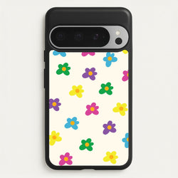 Cute Flower Pattern - Floral  - Floral Phone Case for Google Pixel 9 Pro XL